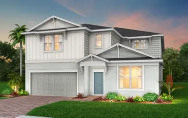 Elevação da casa modelo Baymont no Windsor Cay Resort